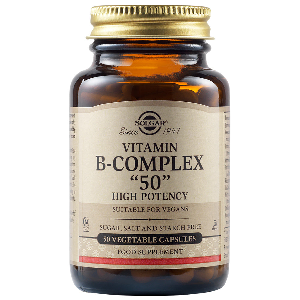 Solgar Formula B-Complex “50” 50 Vegetable Capsules